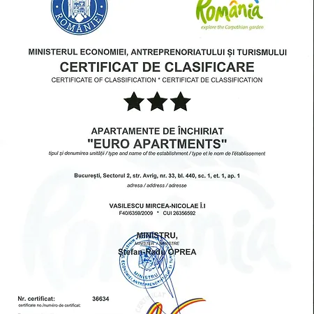 Appartement Euro Boekarest